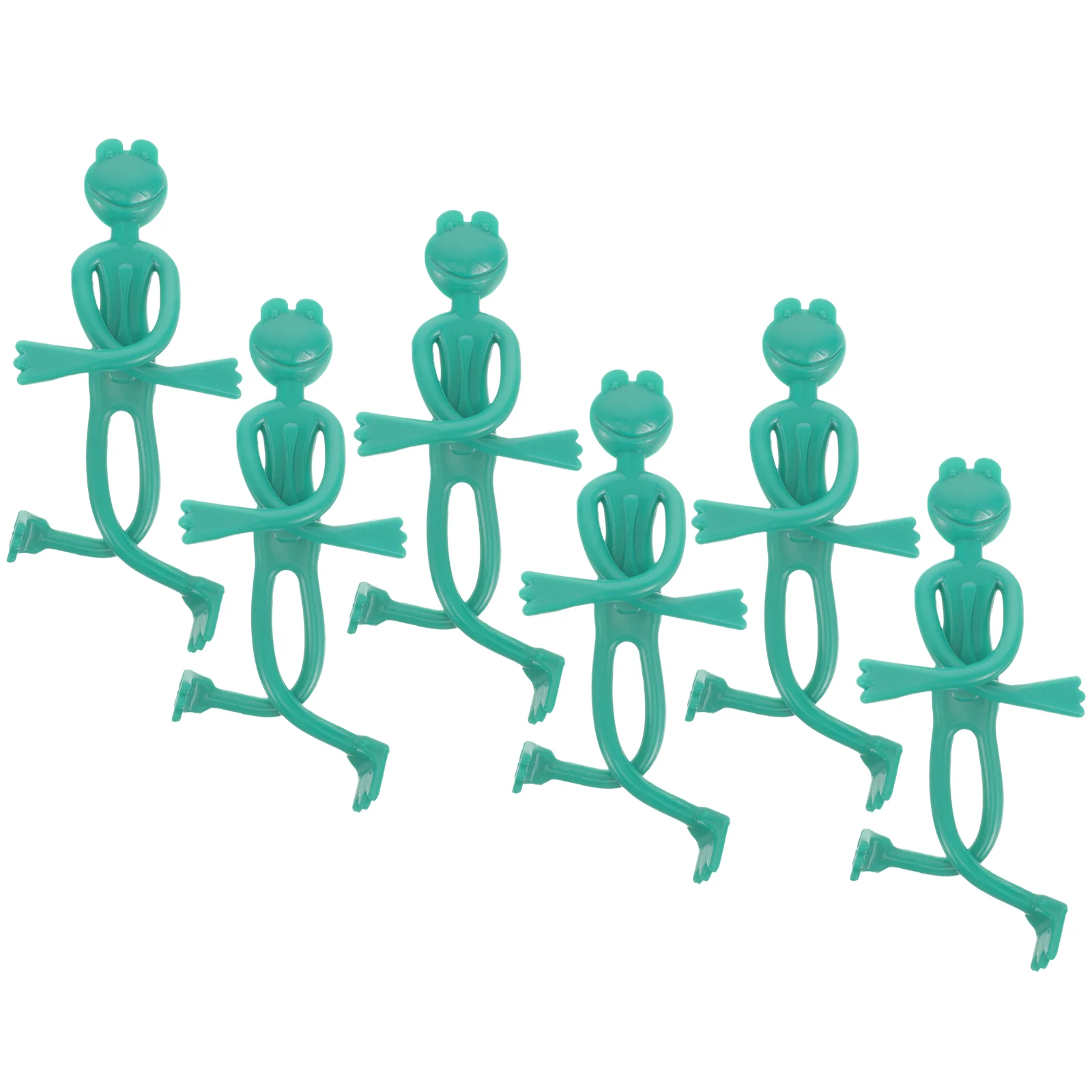 

6 Creative Reusable Ties Garden Cable Ties Bendable Strap Cables Vines Closure Ties for Securing Canes and Plants ( Green )