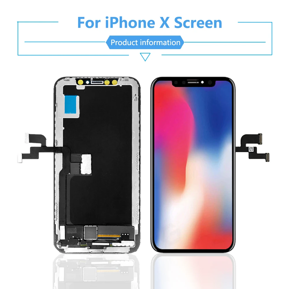 Display/lcd per per Iphone X Xr 11 Xs Xs Max Schermo Lcd Digitalizzatore Sostituzione Gruppo Piccolo Difettoso 101