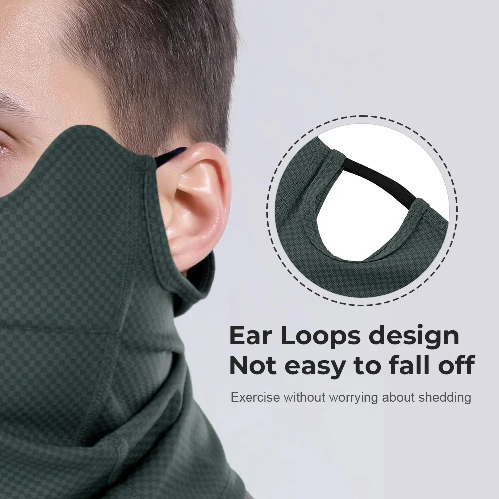 thumbnail image 2 of Achiou Cooling Neck Gaiter Face Cover Scarf, UV Protection Mask For Men And Women Soft Windproof Hiking Cycling Running P 202131361 2 of 11