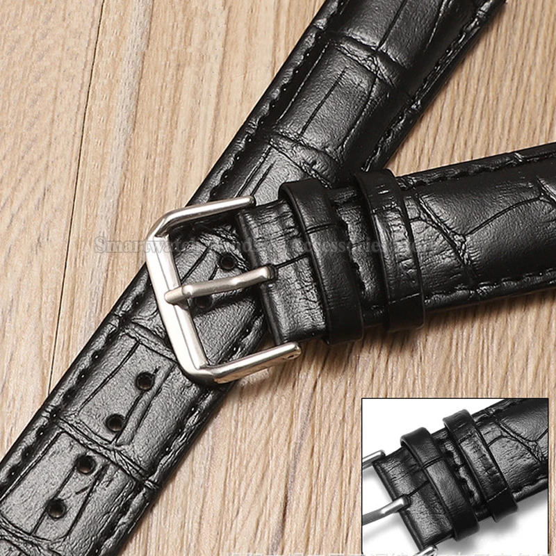 Calfskin Leather Strap with Slub Pattern - Universal Wristband in Multiple Sizes
