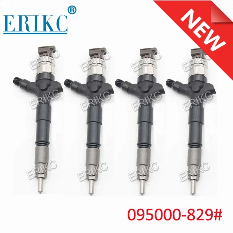 

4PCS 095000-8290 New Common Rail Fuel Injector 095000-8291 Diesel Injection Nozzle for Toyota Hilux 23670-0L050 23670-09330