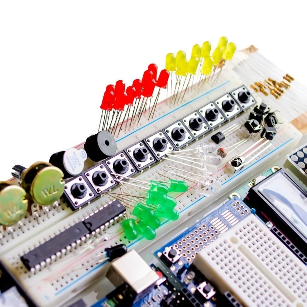 Kit Di Avviamento Per Uno R3-Per Uno R3 Breadboard E Supporto Step Motor / Servo /1602 Lcd / Jumper Wire/Per Uno R3
