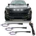 3Pcs White light