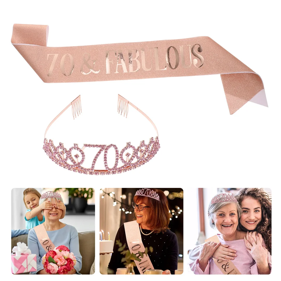 Decorazione per feste per il 15° compleanno, per ragazza, in tessuto, poster per 15° anniversario, sfondo striscione per feste di compleanno, decorazione da tavolo, rosa glitterato, 150 cm