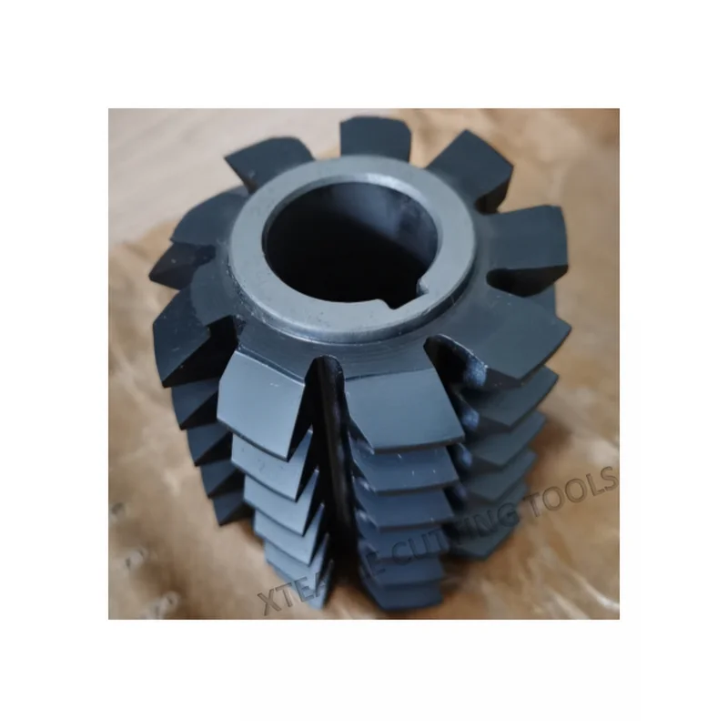 HSS Module M4 Involute Spline Gear Hob Cutter PA30 degree 80*80*32hole