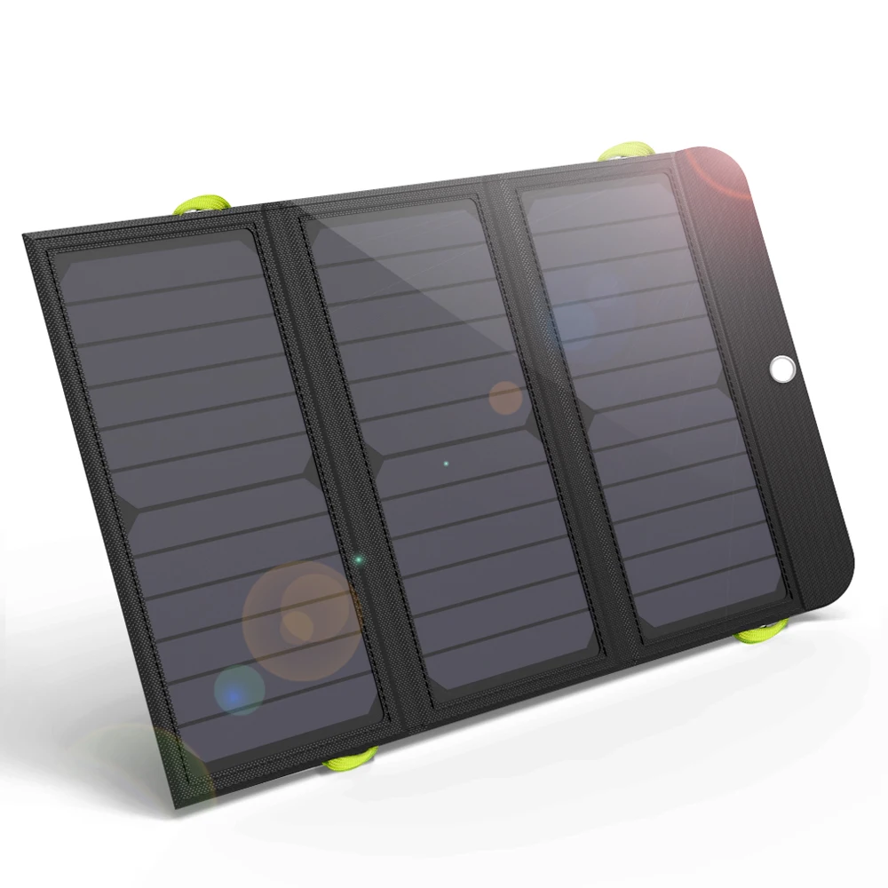 3 w zonnepaneel draagbare solar ac-set zonne-energie systeem camping draagbare generator met lampen - color- black kopen? | Korting tot 74