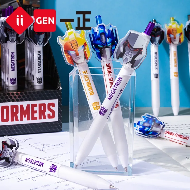 Iigen Yizheng 0.5mm Transformers Mechanical Pencil Anime Cartoon Students Art Drawing Automatic Pencils Stationery Office Gifts