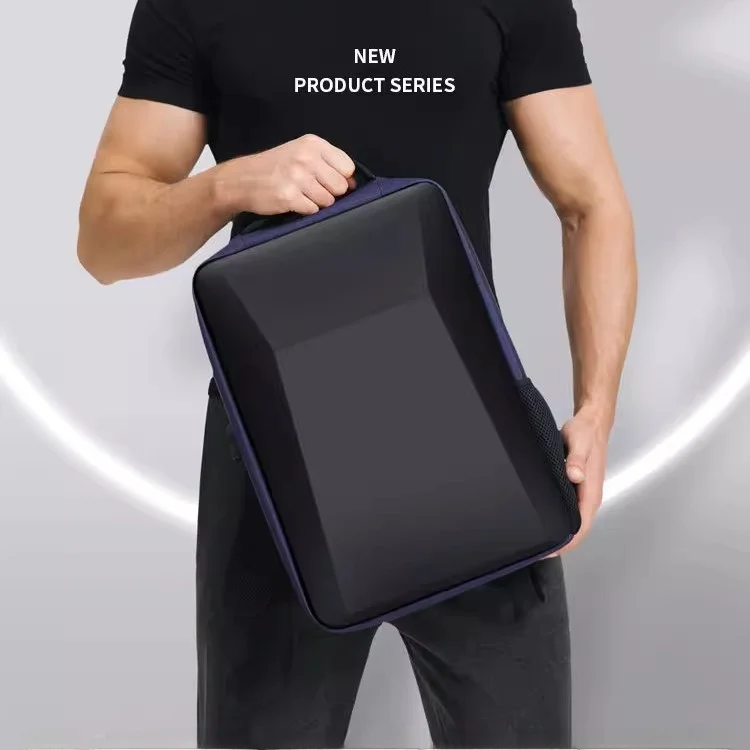 حقيبة ظهر جلدية فاخرة 15.6 بوصة