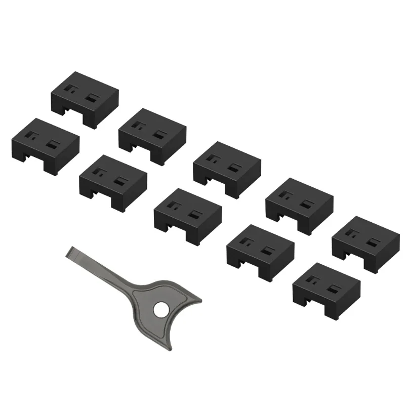 Pack of 10 USB Port Blockers With Key USB Lock for PC Laptop Data Protections