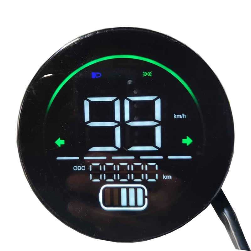 Compteur de vitesse pour vélo électrique, indicateur de carte Prada, batterie au plomb, affichage LED, 48V, 60V, 72V