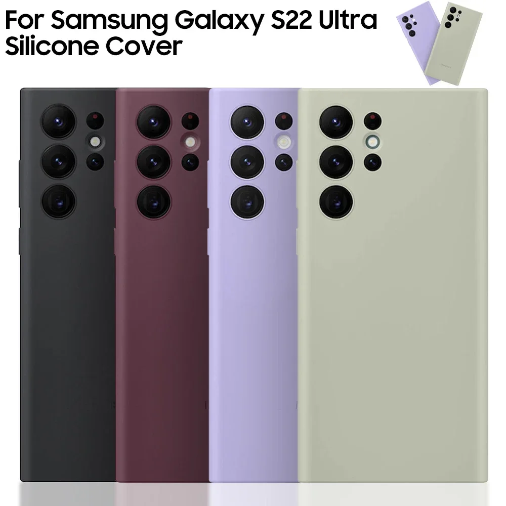 Ultrafiber Microfiber Silicone Cover for Samsung S22 Case
