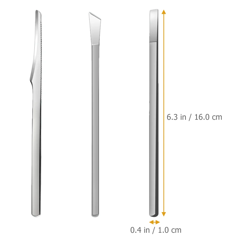 3 Pcs Pedicure Knife Set Blades Ingrown Nail Removal Kit Callus Remover Tool Manicure Toenail Multi-functional Stainless Steel