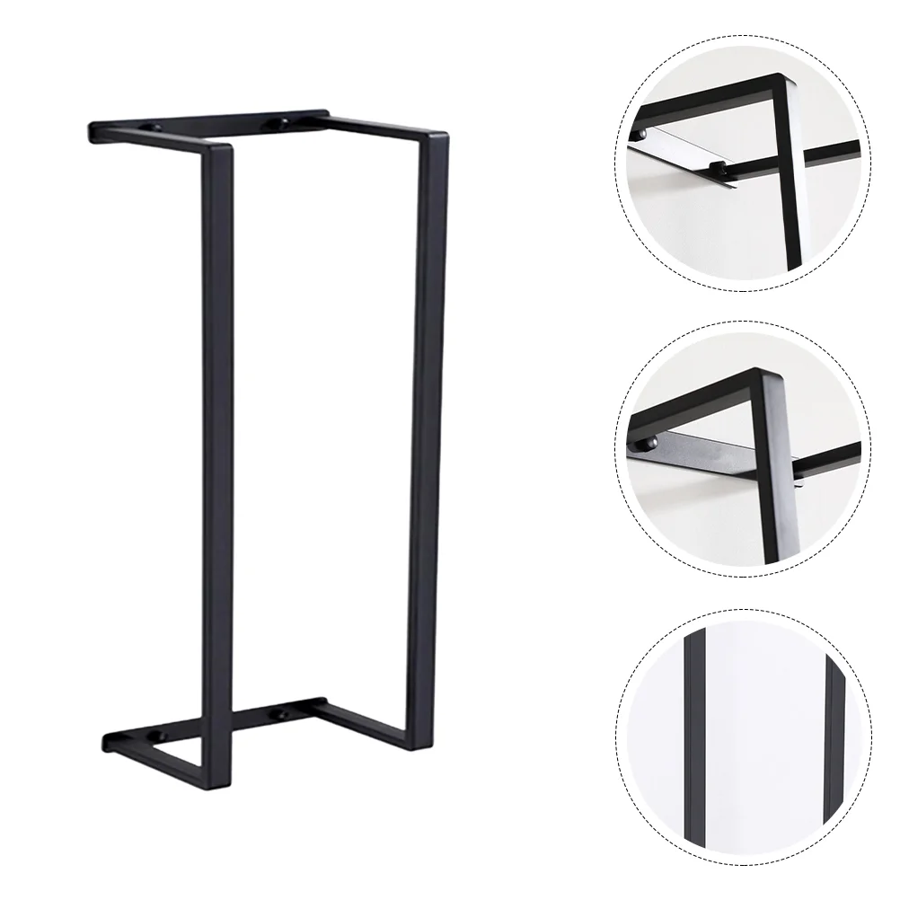 WallMountedTowelHolderBathroomRackMetalBracketsBathrobeStorage