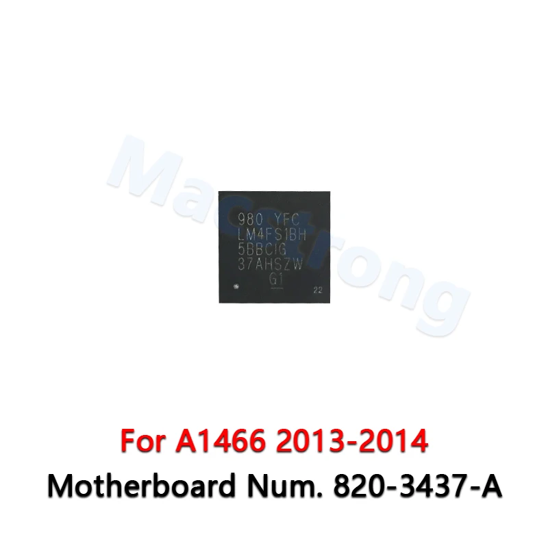 오리지널 980 YFC LM4FS1BH SMC EC 칩, 맥북 에어 13 인치 820-3437-A 980 YFE LM4FS1EH 820-00165 IC 칩셋 마더보드 2013-2017