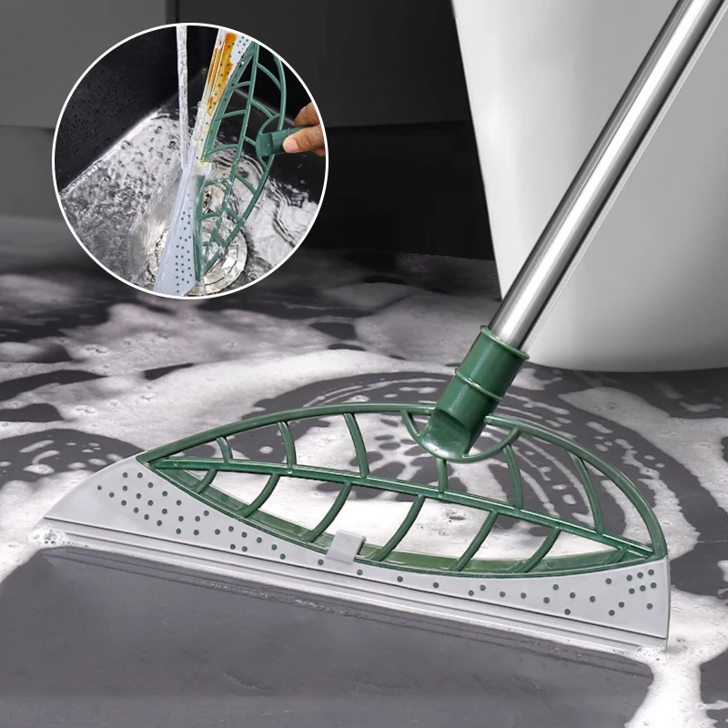 Silicone Broom Wiper Squeegee Window Washing Multifunctional Household Home Floor Glass Scraper Hand-push Mirror Cleaning Tools