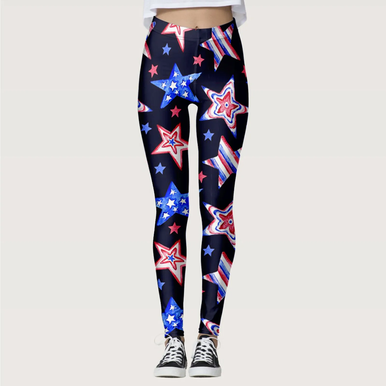 Womens Casual Comfort Leggings Workout Trousers Pants