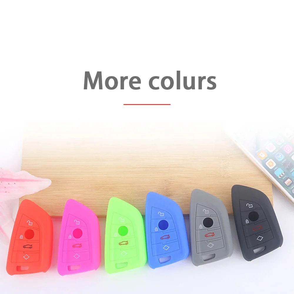 Premium Silicone Remote Key Protective Cover - Car Accessories