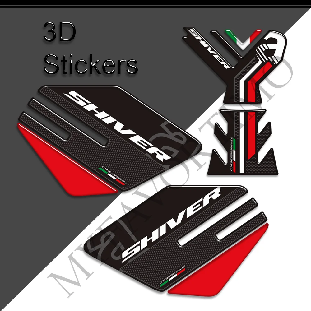 

Motorcycle For Aprilia SL 750 900 Shiver Tank Pad Grips Gas Fuel Oil Kit Knee Stickers Decals Protector 2018 2019 2020 2021 2022