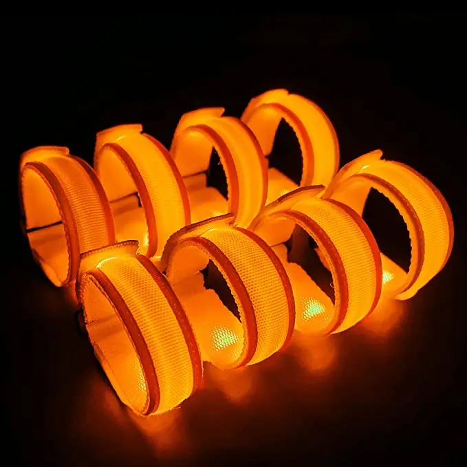 6/12pcs LED Light Bracelet Neon Bracelet Light Up Bracelet Wristband  Luminous Flashing Sports Wristband Glow in The Dark Party - AliExpress