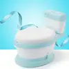 Soft 3 in 1 Cushion Kids Children Toilet Seat Stand Potty Training Stand Potty Toilet Training Seat Step Stool with Splash Guard 6