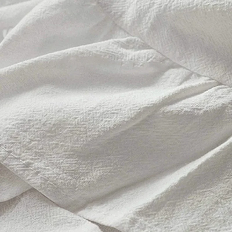 White Round Table Cloths Retro Farmhouse Washable Fabric Table Covers Restaurant Kitchen Wedding Party Christmas Decorations