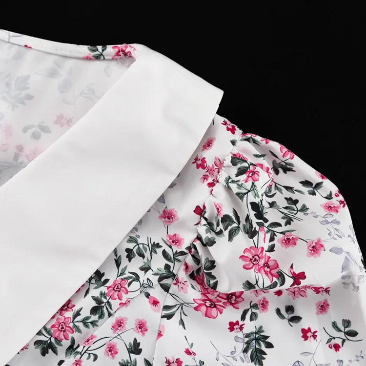 Printed Ruffled V-Neck Mini Dress Female Short Sleeve Fashion Slim High Waist Elegant Party Dress Women's Summer Dress New