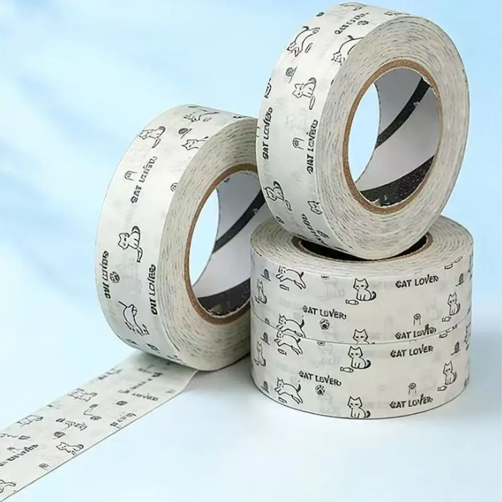 고양이 무늬 비즈 포지셔닝 테이프 고온 내열 무자국 베이킹 천 테이프 손으로 찢어지는 고정 비즈 스티커