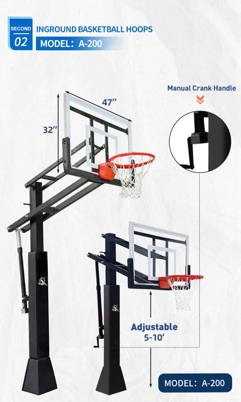 Tabela de Basquete PRO com Estrutura Pé Direito (Unidade)