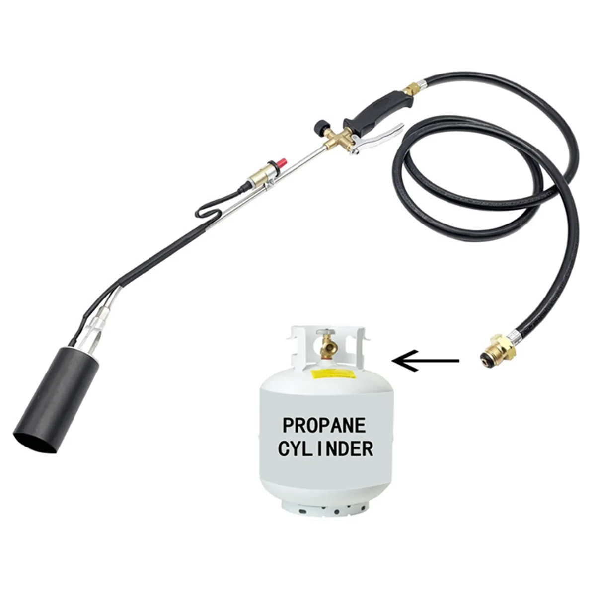 Portable Propane Torch Burner Weed Torch for Garden Wood Roofing Snow Road Charcoal 2