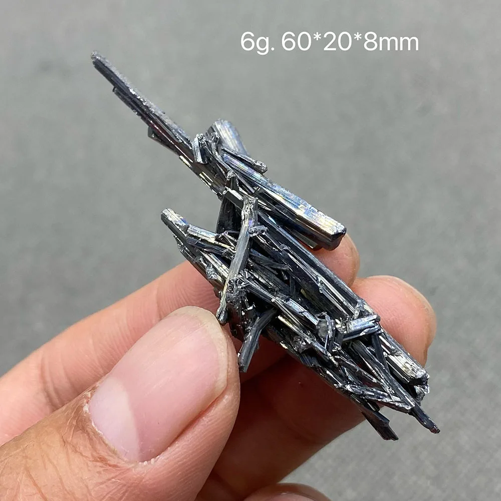 100% Natural rare Stibnite mineral specimen stones and crystals healing crystals quartz gemstones from China free shipping