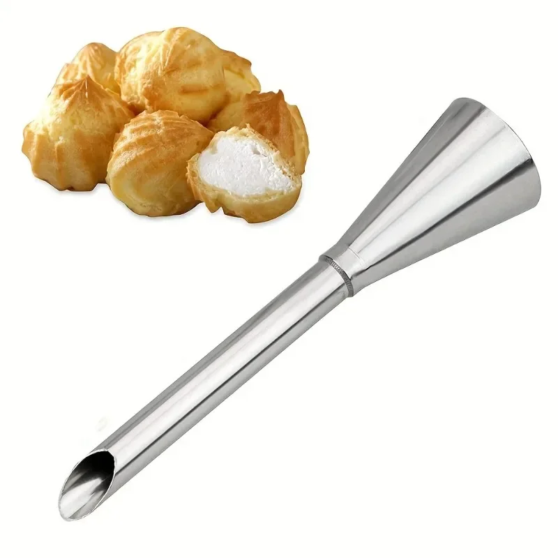 Piping Bag Nozzles Stainless Steel Cupcake Cake Decorating Tips for Puff Cream Pastry Piping Nozzles Baking Supplies