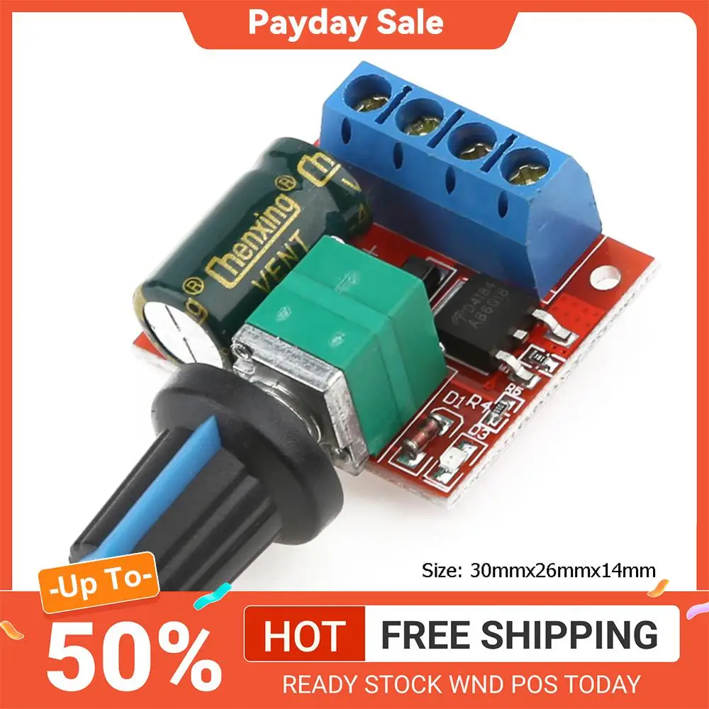 5A PWM 모터 속도 컨트롤러 DC 4.5V-35V 90W PWM 조정 가능한 드..