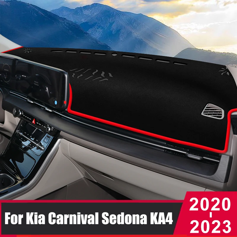 For Kia Sedona Carnival KA4 2020 2021 2022 2023 Car Dashboard Sun Shade