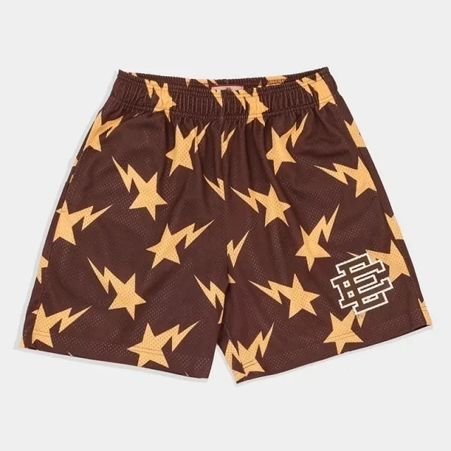 Eric Emanuel EE Basic Shorts Casual Shorts Men's Muscle Fitness Sports Short Pants Mesh Breathable Fashion Basketball Shorts