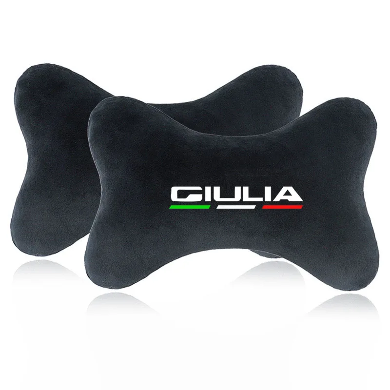 GIULIA 자동차 액세서리용 자동차 머리 받침대 목 베개 안전벨트 어깨 보호대