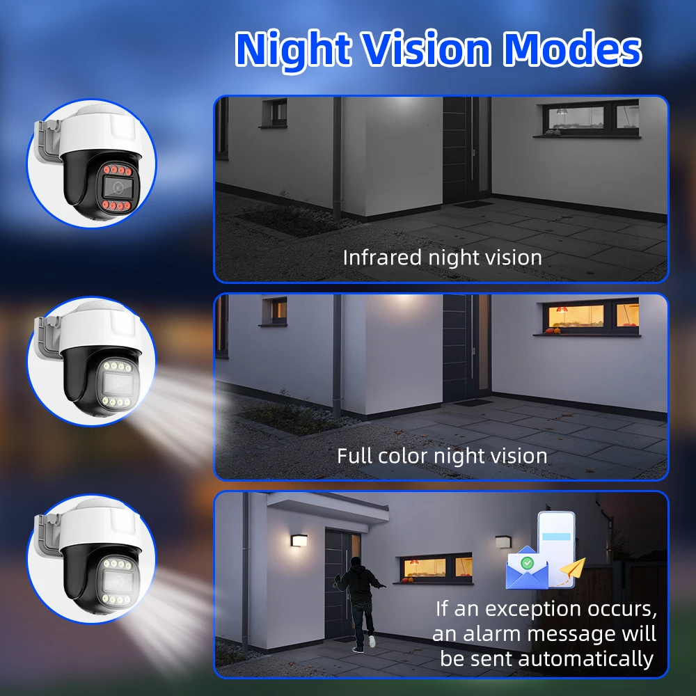 PEGATAH  2MP AHD PTZ Camera Full Color Night Vision UTC Coaxial BNC Audio Coax PTZ Control TVI CVI 4in1 Analog Security Cam