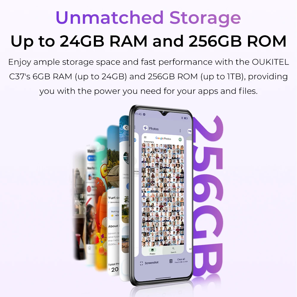 OUKITEL C36 スマートフォン 24GB+256GB/ 5150mAh Amazon | 「最新スマホ」OUKITEL C36 SIMフリースマートフォン