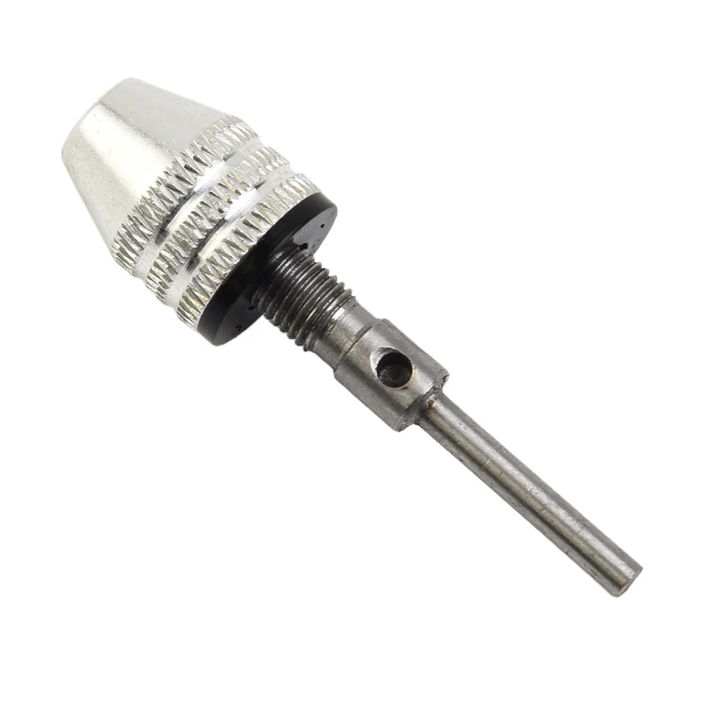 0.3-3.4mm Drill Chuck 3mm Round Shank Rotary Tools Accessories For Grinder Quick Change Converter Electric Drill Bits Collet drilling chuck clip 6 35mm hex shank clamping range 0 3 8mm screwdriver drill grinder converter