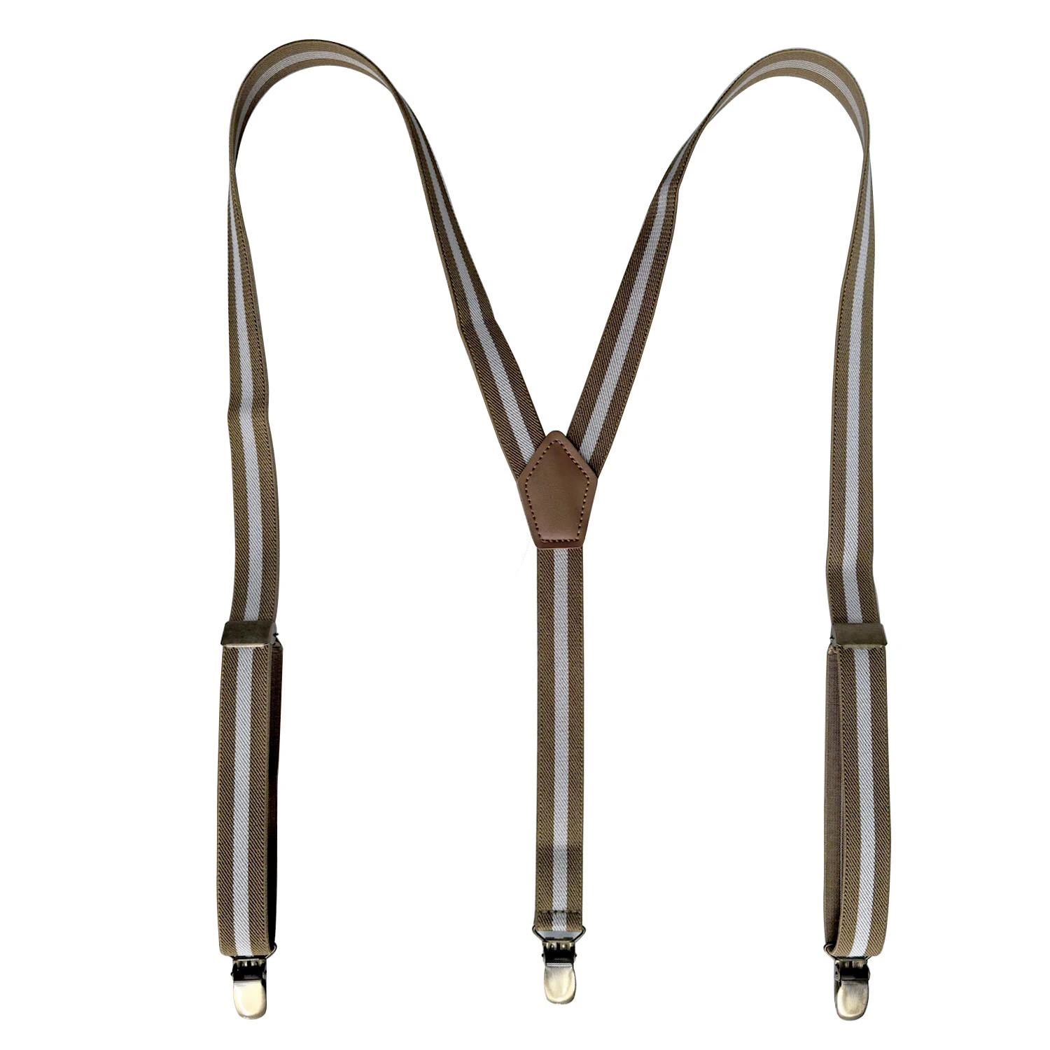 Fashion Suspenders 4Clips Man's Braces Adjustable Elasticity Suspensorio Bretelles Hommes Y-Back Ligas Tirantes 2.5*120cm
