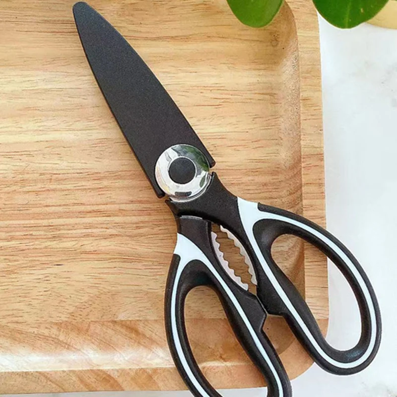 Stainless steel kitchen scissors bird cutting vegetable meat