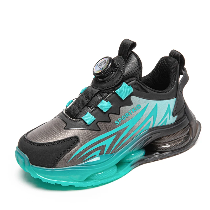 Boys Sports Sneakers Kids Athletic Shoes Outdoor Running Tennis Basketball Casual Walking Footwear Non-slip Size 29-39 - 5