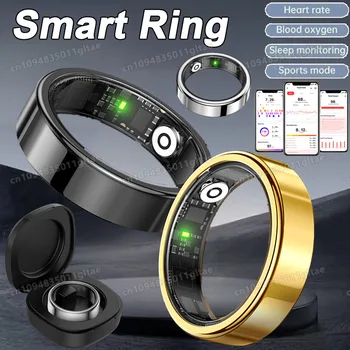 2026 New Smart Ring Heart Rate Blood Pressure Sleep Monitoring Motion Tracking IP68 Waterproof Men Women Smart Ring Holiday Gift 1