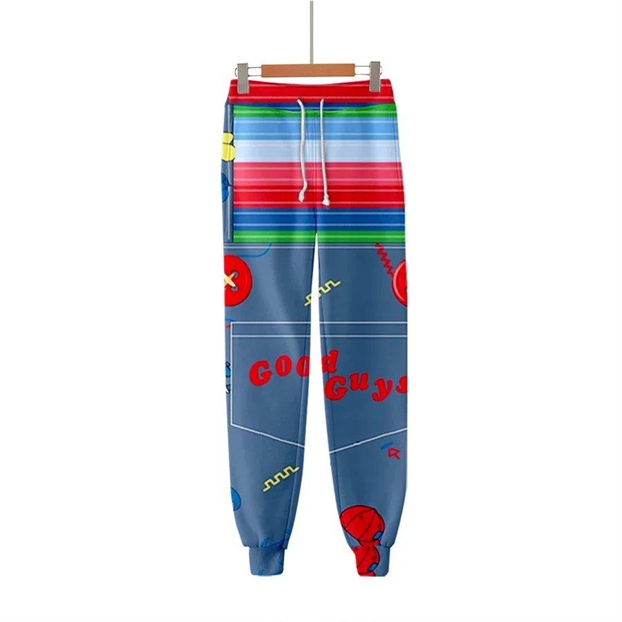 

Horror Movie Chucky 3D Printed Casual Pants Fashion Streetwear Men Loose Sporting Long Trousers Pantalon Homme Sweatpants