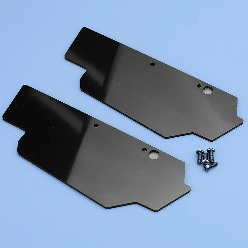 Garde-boue arrière en carbone pour ARRMA KRATON EXB FIRETEAM NOTORIOUS 1/8 RC, détail des fixations