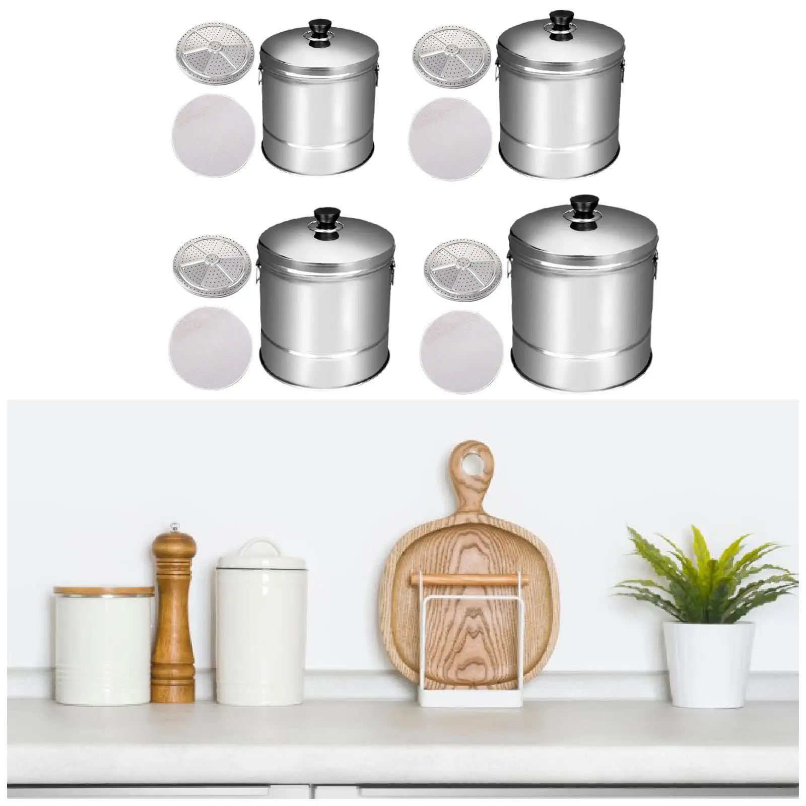 Stainless Steel Rice Cooker Sushi Server Rice Tub for Dining Sushi