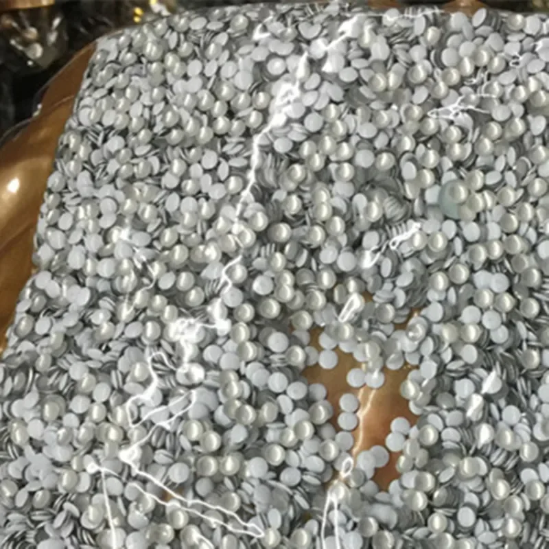 500 개/몫 3mm 화이트 라운드 플랫 백 아이언 핫픽스 네일 헤드 핫 픽스 핫 픽스 라인 석 웨딩 드레스 의류 액세서리