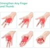 Hand Grip Strength Training Expander Adults Kids Gym Fitness Finger Exerciser Wrist Rehabilitation Stress Relief Silicone Ball 3