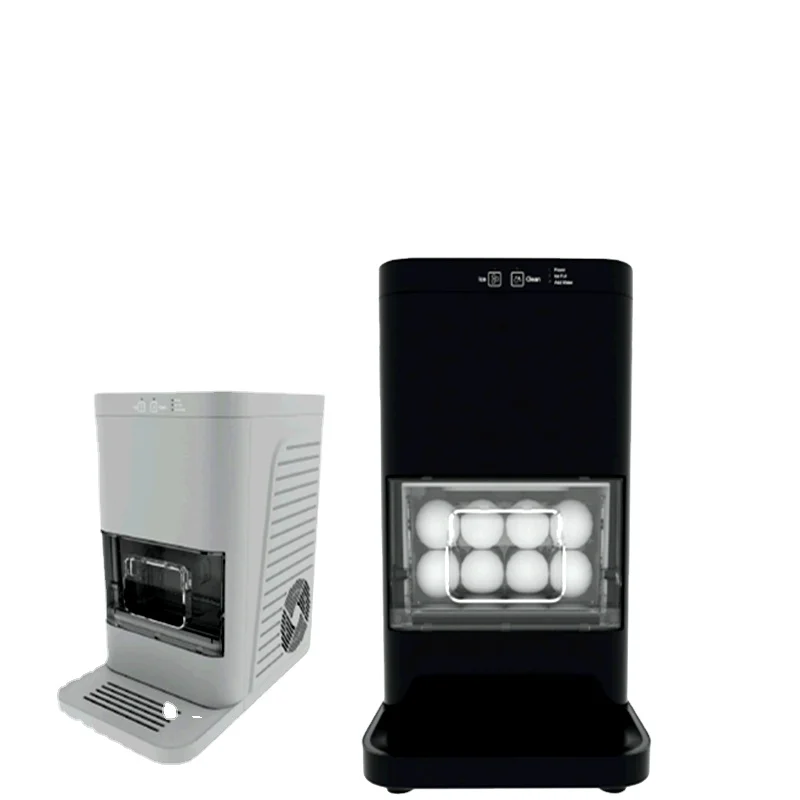 Electric Intelligent Portable Home Ice Round Hockey Puck Maker Mini Ready-To-Eat Ice Self-Cleaning Maker