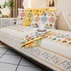 Chenille Sofa Cover Living Room Jacquard Four Season Universal Couch Cushion Anti Slip Armrest Combination Pad 6