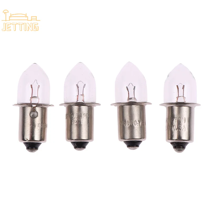 P13.5S Base Bulbs Old Style Flashlight 2.4V 3.6V 4.8V 6V 7.2V 0.4A 0.5A 0.75A Replacement Bulbs Torches Work Lamp portable flashlight led replacement bulb
